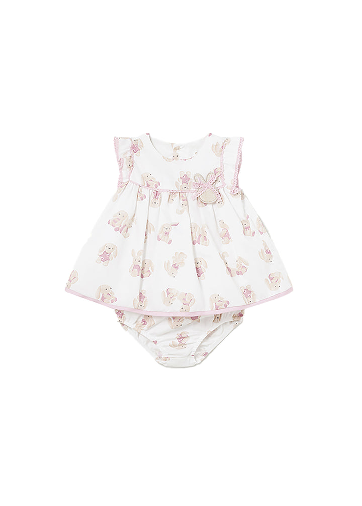 MAYORAL NEWBORN Dress for BABY GIRL - Baby Pink