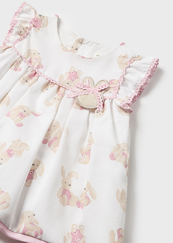MAYORAL NEWBORN Dress for BABY GIRL - Baby Pink