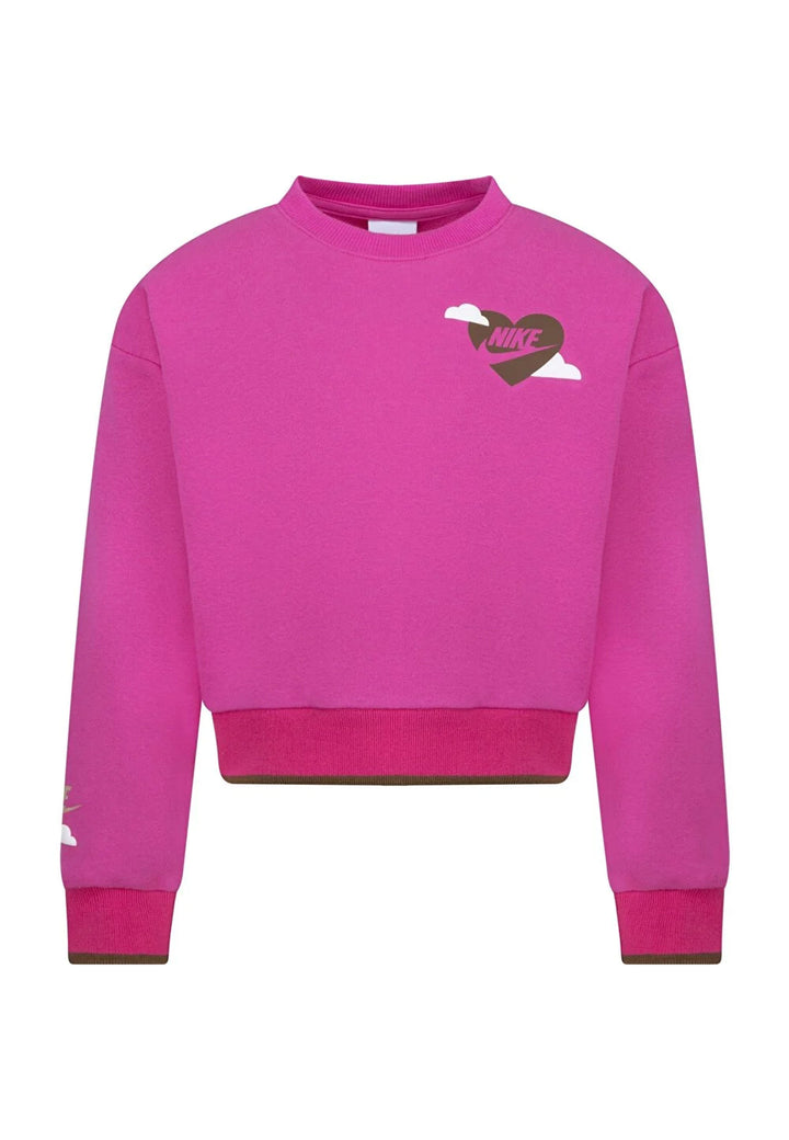 Felpa NIKE da BAMBINA - Fucsia