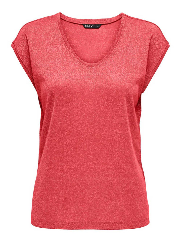 ONLY T-shirts and Tops for WOMEN - cayenne