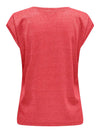 ONLY T-shirts and Tops for WOMEN - cayenne