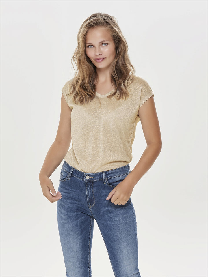 T-shirts e Tops ONLY da DONNA - Gold Colour