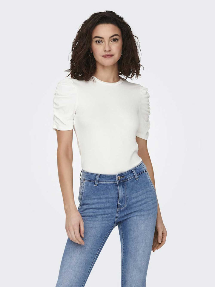 ONLY T-shirts and Tops for WOMEN - Cloud Dancer