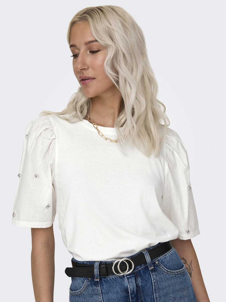 T-shirts e Tops ONLY da DONNA - Cloud Dancer