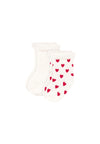 PETIT BATEAU socks for NEWBORNS - WHITE