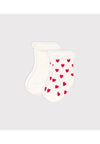 PETIT BATEAU socks for NEWBORNS - WHITE