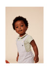 Salopette PETIT BATEAU da NEONATO - Blu