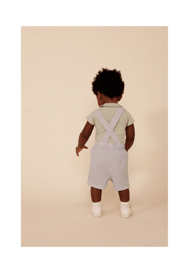 Salopette PETIT BATEAU da NEONATO - Blu