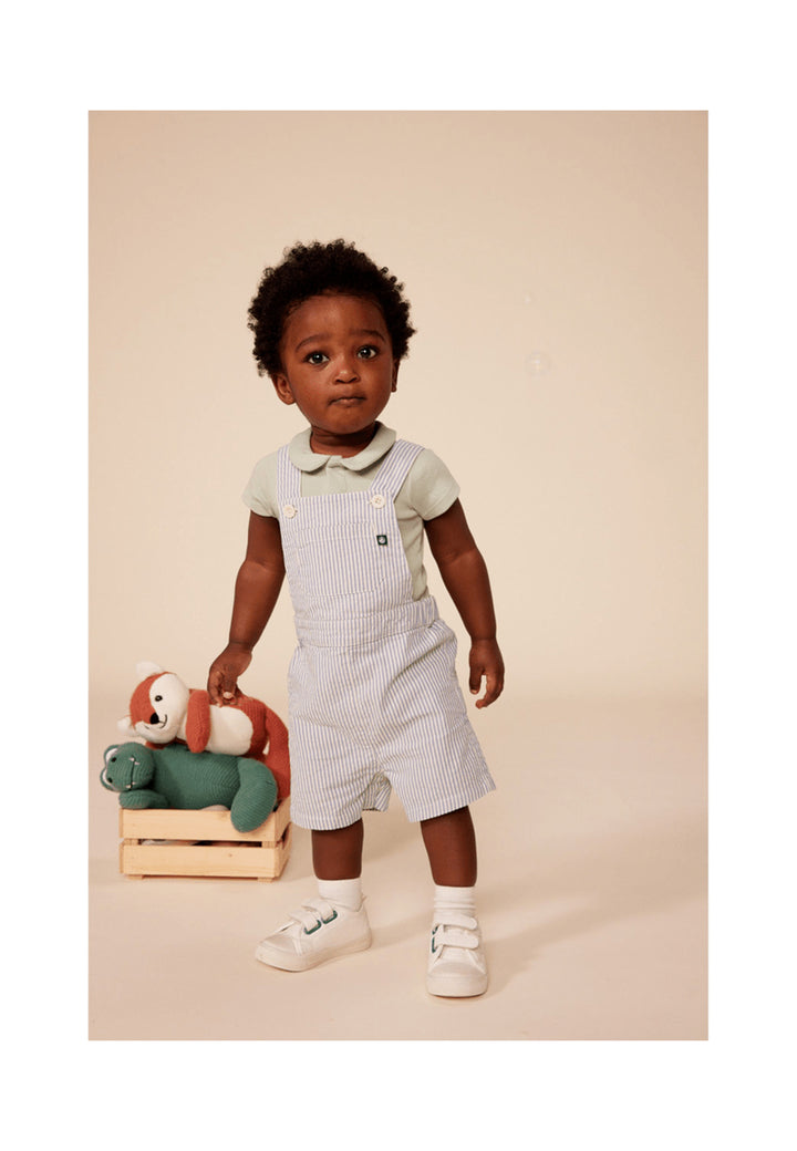Salopette PETIT BATEAU da NEONATO - Blu