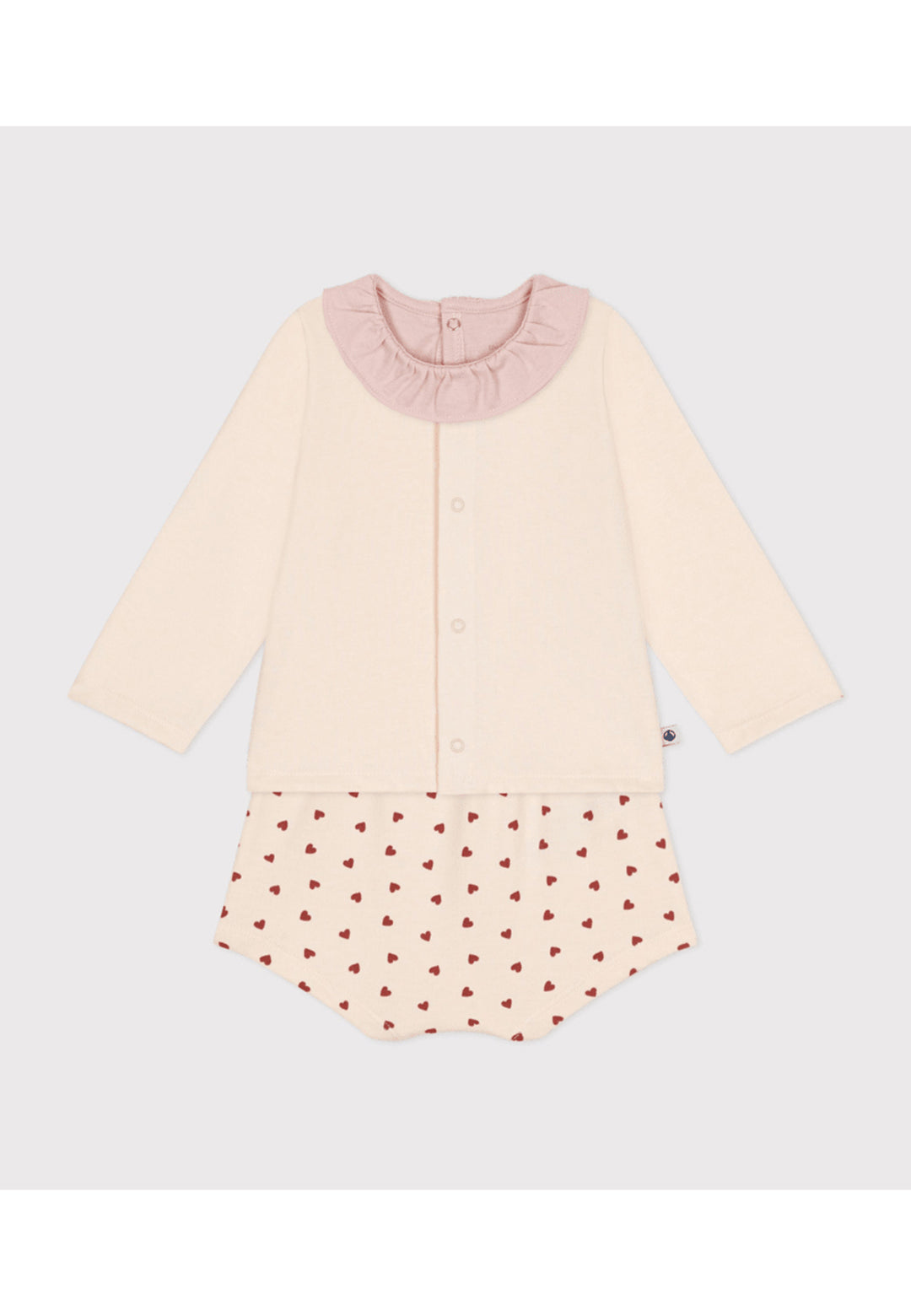 Completo PETIT BATEAU da NEONATA - PINK