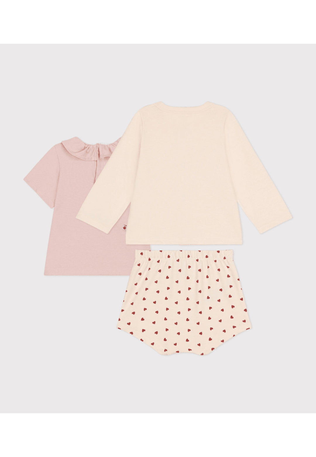 Completo PETIT BATEAU da NEONATA - PINK
