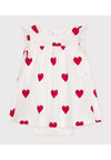 PETIT BATEAU dress for BABY GIRL - WHITE