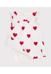PETIT BATEAU dress for BABY GIRL - WHITE