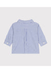 Camicia PETIT BATEAU da NEONATO - Blu