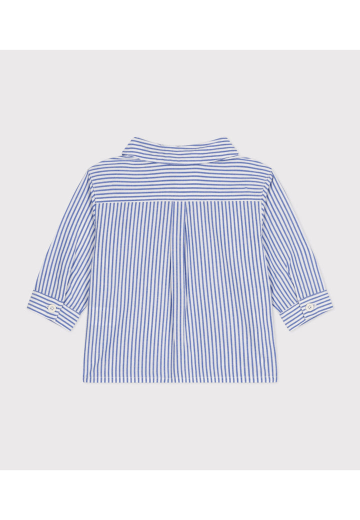 Camicia PETIT BATEAU da NEONATO - Blu