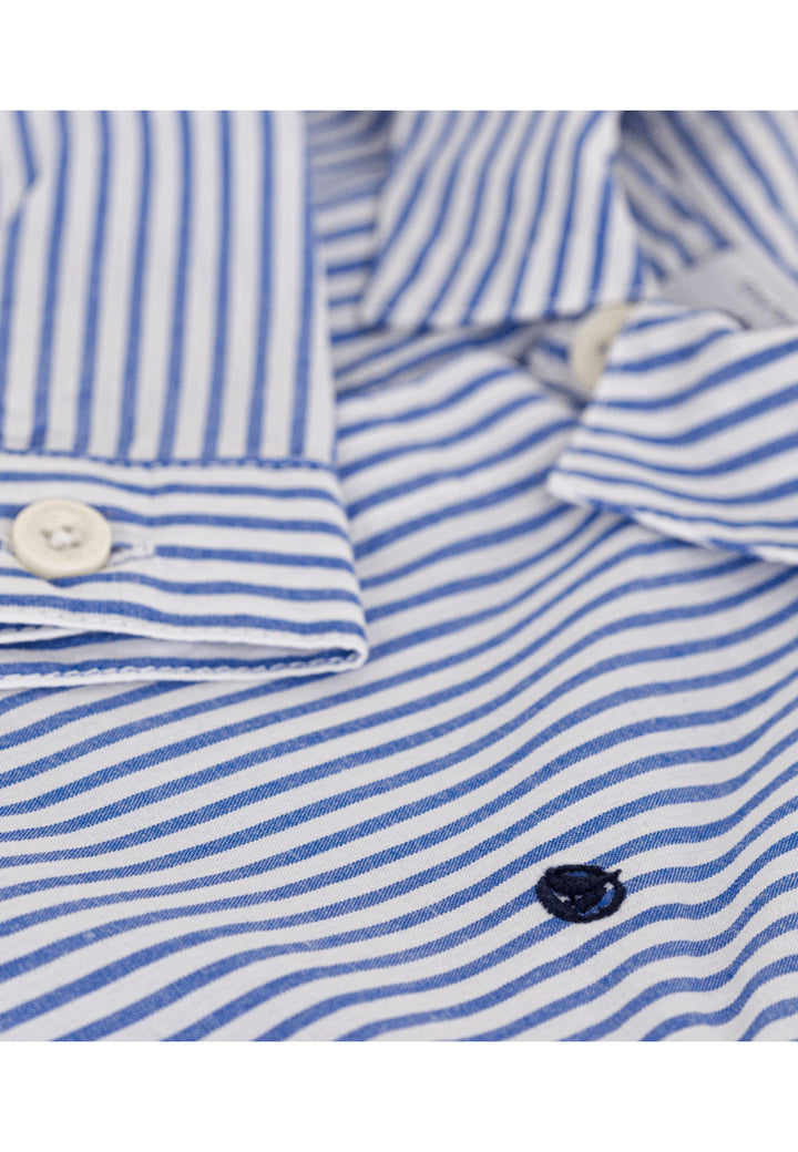 Camicia PETIT BATEAU da NEONATO - Blu