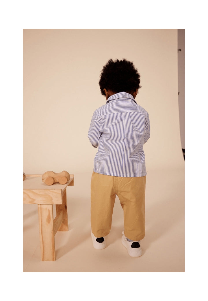 Camicia PETIT BATEAU da NEONATO - Blu