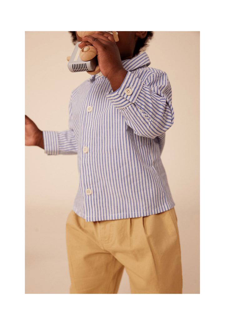 Camicia PETIT BATEAU da NEONATO - Blu