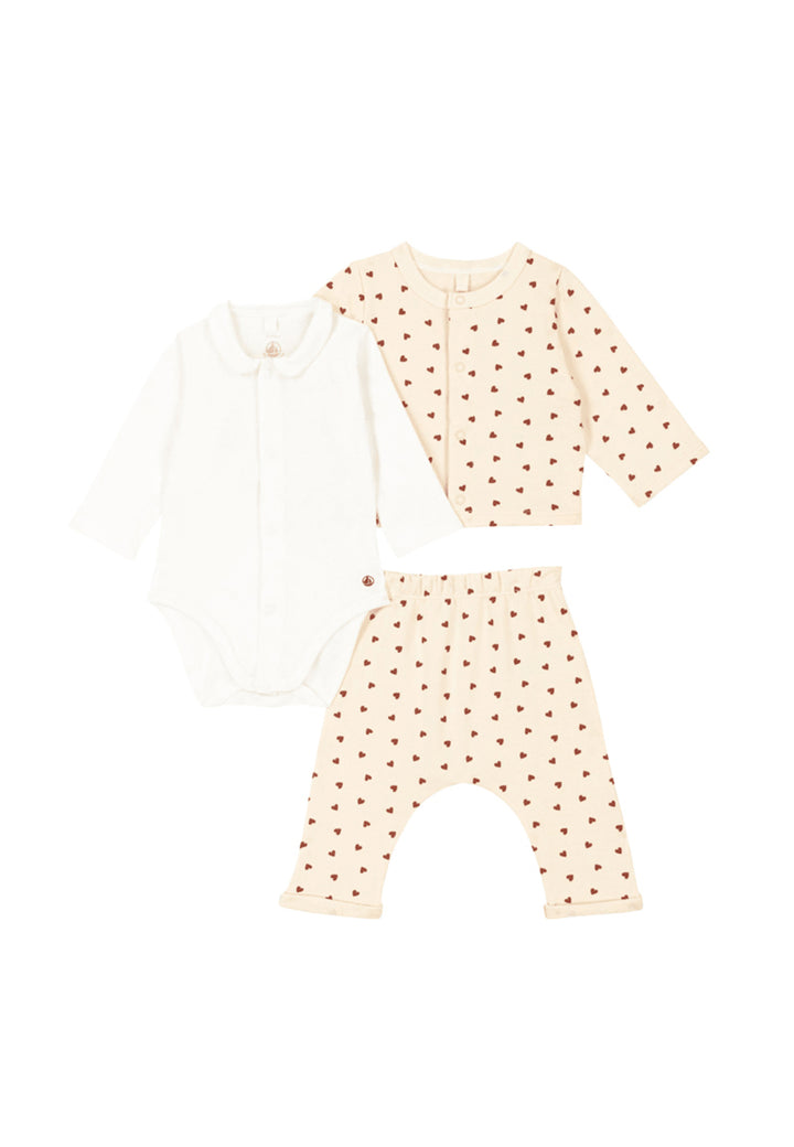 Completo PETIT BATEAU da NEONATI - PINK