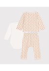 Completo PETIT BATEAU da NEONATI - PINK