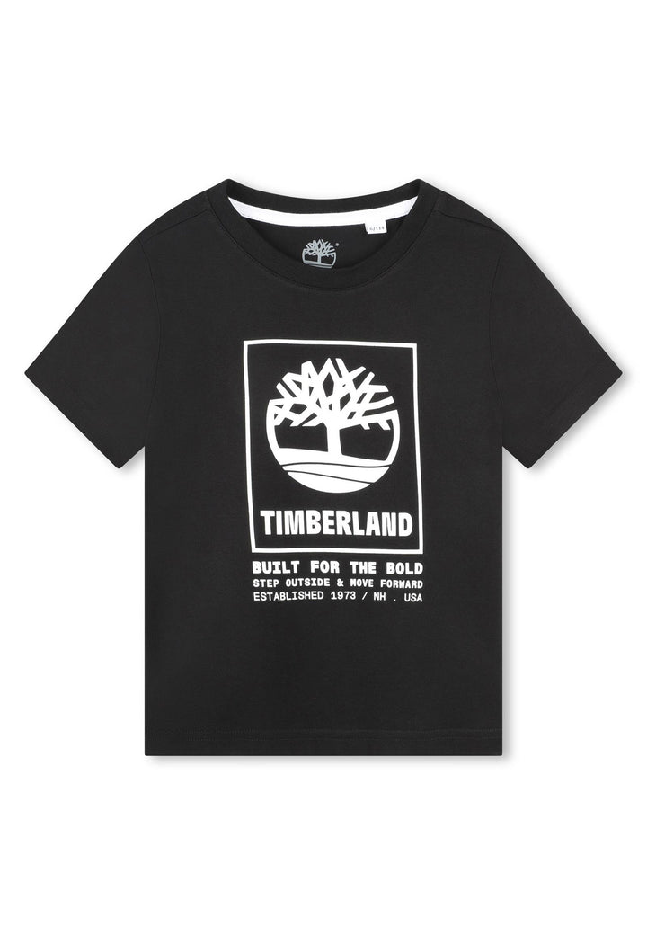T-shirt TIMBERLAND da BAMBINO - Nero