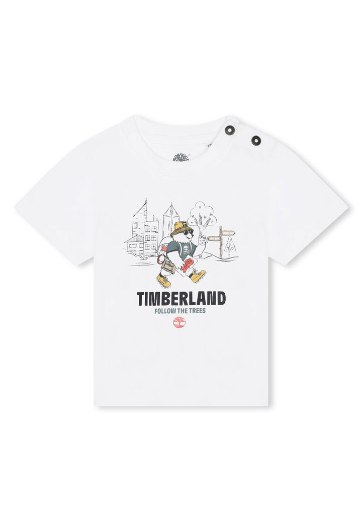 T-shirt TIMBERLAND da BAMBINO - Bianco