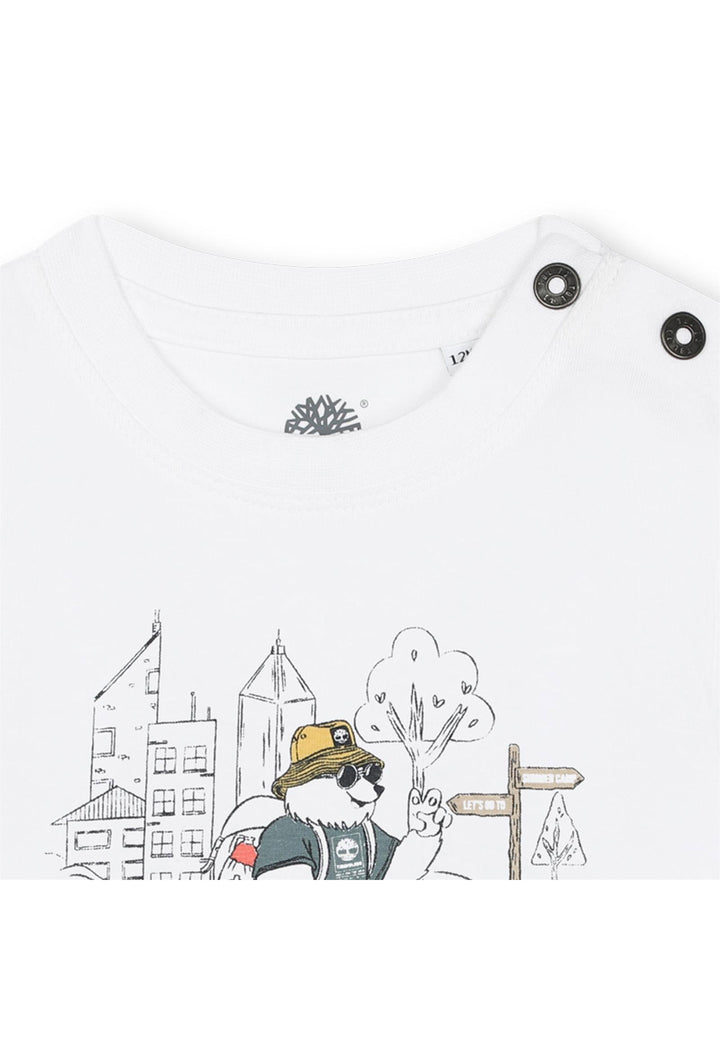 T-shirt TIMBERLAND da BAMBINO - Bianco