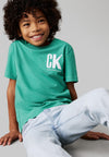 CALVIN KLEIN JEANS T-shirt CALVIN KLEIN JEANS da BAMBINO - Bahama Green