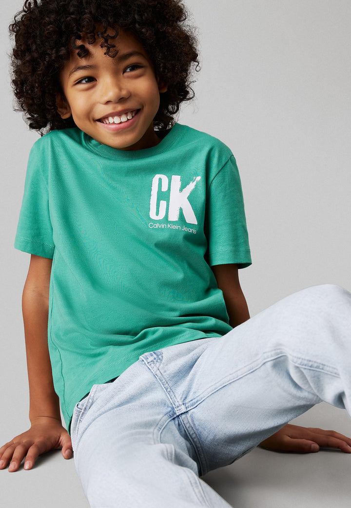 CALVIN KLEIN JEANS T-shirt CALVIN KLEIN JEANS da BAMBINO - Bahama Green