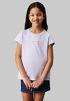T-shirt CALVIN KLEIN JEANS da BAMBINA - Purple Heather