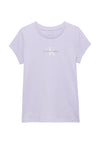 T-shirt CALVIN KLEIN JEANS da BAMBINA - Purple Heather
