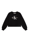 CALVIN KLEIN JEANS Felpa CALVIN KLEIN JEANS da BAMBINA - Ck Black