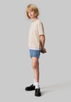 CALVIN KLEIN JEANS Shorts CALVIN KLEIN JEANS da BAMBINA - Soft Blue Comfort