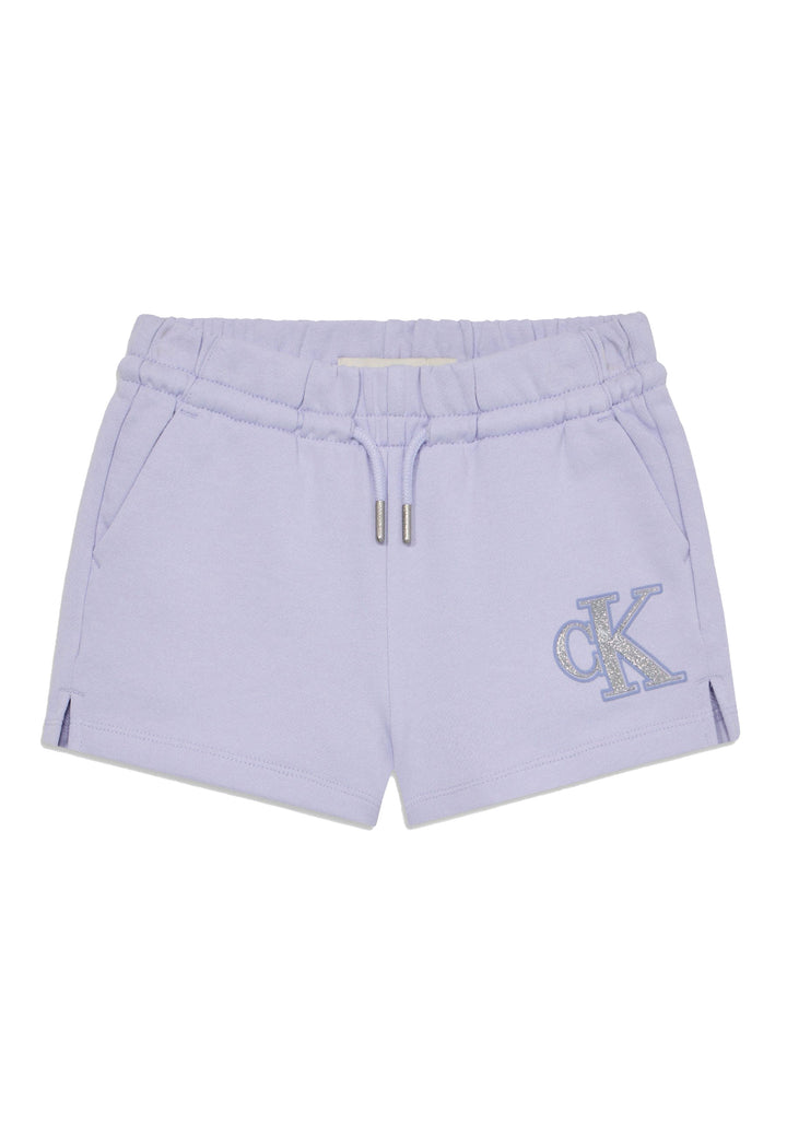 CALVIN KLEIN JEANS Shorts CALVIN KLEIN JEANS da BAMBINA - Purple Heather