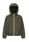 K-WAY Giubbotto K-WAY da BAMBINO - Black Pure - Green L