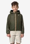 K-WAY Giubbotto K-WAY da BAMBINO - Black Pure - Green L