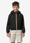 K-WAY Giubbotto K-WAY da BAMBINO - Black Pure - Green L