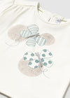 T-shirt MAYORAL da BAMBINA - Ecrù