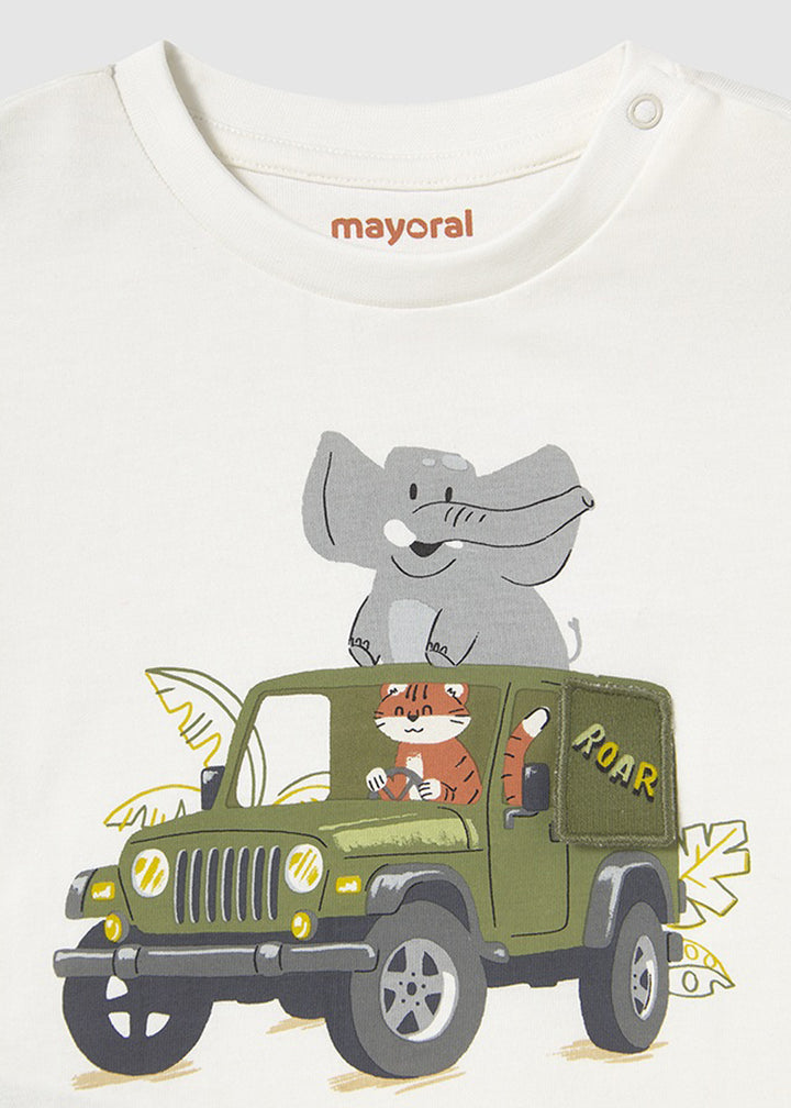 MAYORAL T-shirt MAYORAL da BAMBINO - Panna