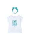 MAYORAL T-shirt MAYORAL da BAMBINA - Bco-anice