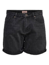 ONLY Shorts ONLY da DONNA - Black Denim