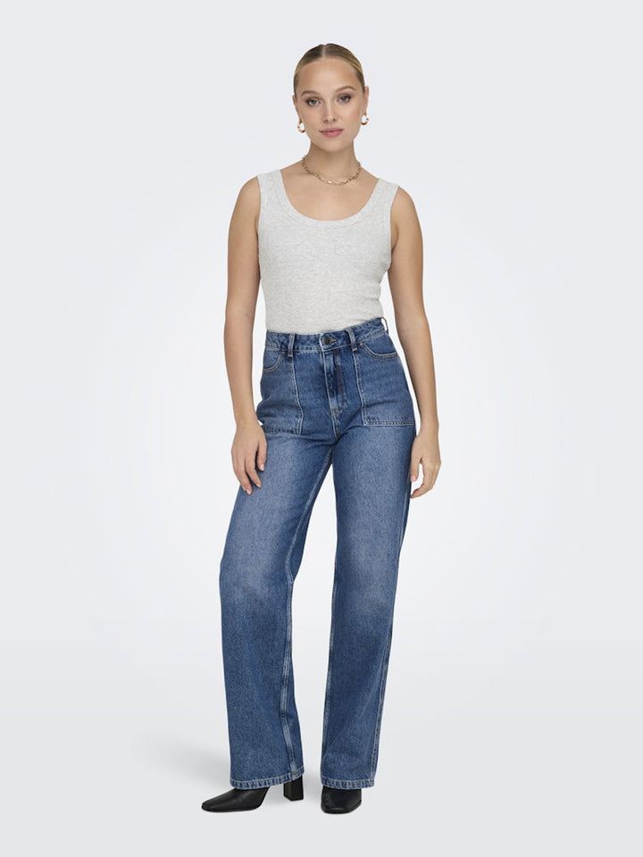 ONLY Top ONLY da DONNA - Light Grey Melange