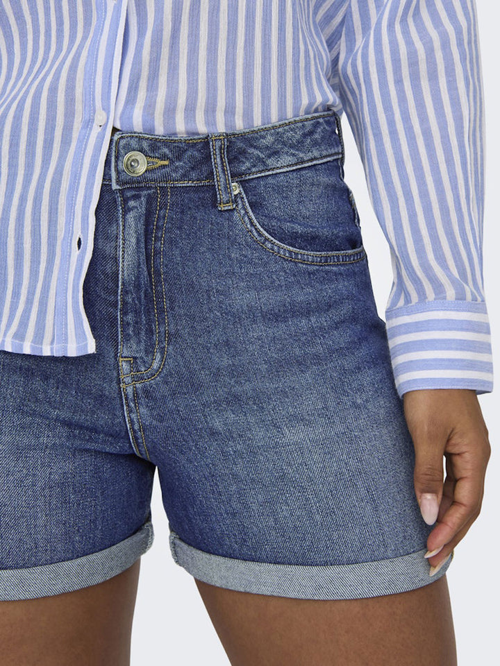 ONLY Shorts ONLY da DONNA - MEDIUM BLUE DENIM
