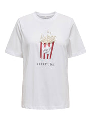 T-shirt donna bright white Only – 15343431
