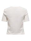 T-shirt ONLY da DONNA - Cloud Dancer