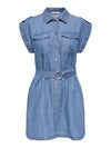 ONLY Abito ONLY da DONNA - MEDIUM BLUE DENIM