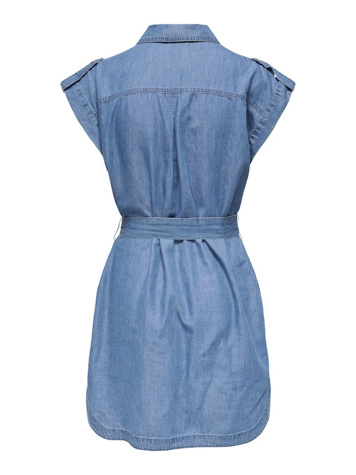 ONLY Abito ONLY da DONNA - MEDIUM BLUE DENIM
