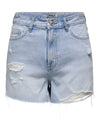ONLY Shorts ONLY da DONNA - Light Blue Denim