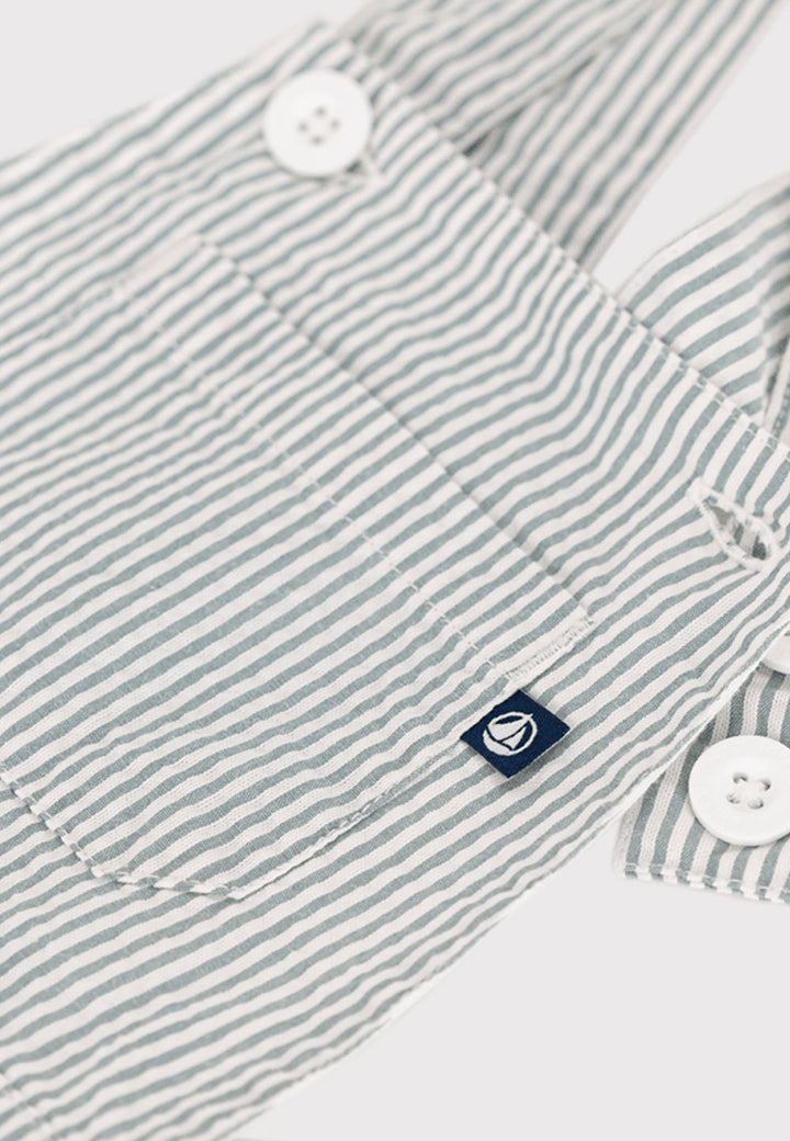 PETIT BATEAU Salopette PETIT BATEAU da BAMBINO - MARSHMALLOW/BRUT
