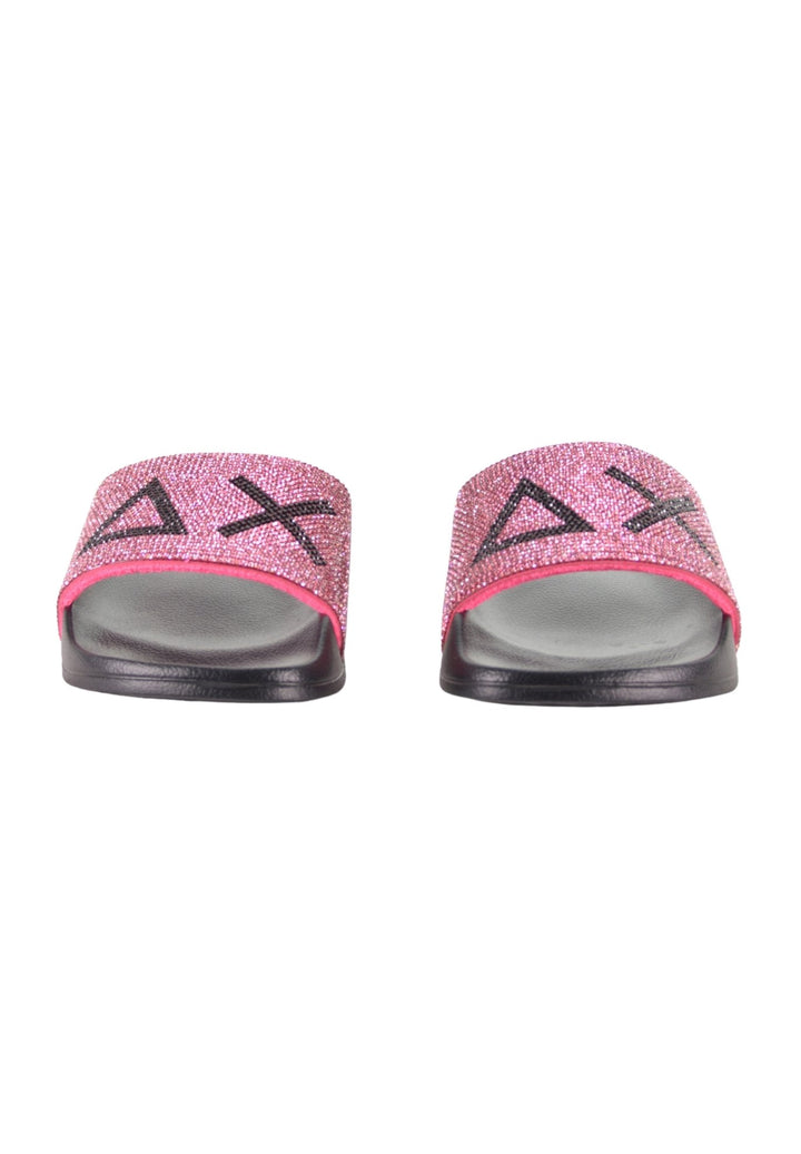 SUN68 Ciabatta SUN68 da DONNA - NERO/FUXIA FLUO